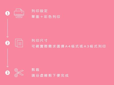 圖1_自行列印剪裁，即可自由運用